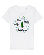 Mesaj de Craciun : It's a Holly Jolly Christmas - Albastru Tricou mânecă scurtă  Copii Mini Creator