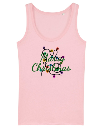 Mesaj de Craciun : Marry Christmas - Verde Cotton Pink