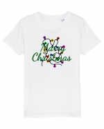 Mesaj de Craciun : Marry Christmas - Verde Tricou mânecă scurtă  Copii Mini Creator
