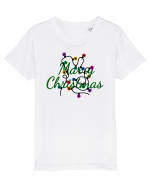Mesaj de Craciun : Marry Christmas - Verde Tricou mânecă scurtă  Copii Mini Creator