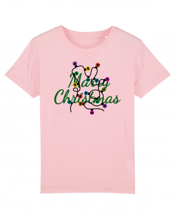 Mesaj de Craciun : Marry Christmas - Verde Cotton Pink