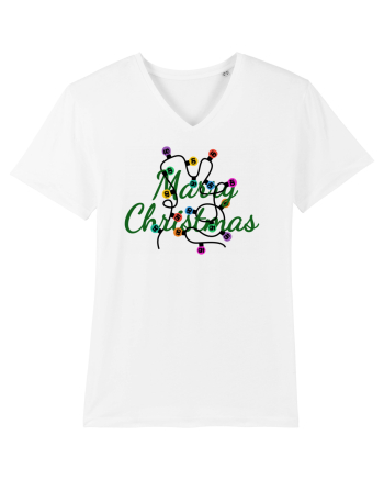 Mesaj de Craciun : Marry Christmas - Verde White