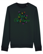 Mesaj de Craciun : Marry Christmas - Verde Bluză mânecă lungă Unisex Rise