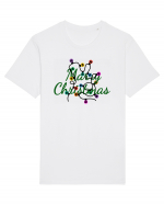 Mesaj de Craciun : Marry Christmas - Verde Tricou mânecă scurtă Unisex Rocker