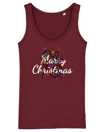 Mesaj de Craciun : Marry Christmas Burgundy