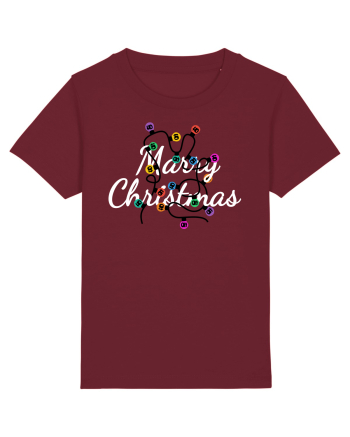 Mesaj de Craciun : Marry Christmas Burgundy