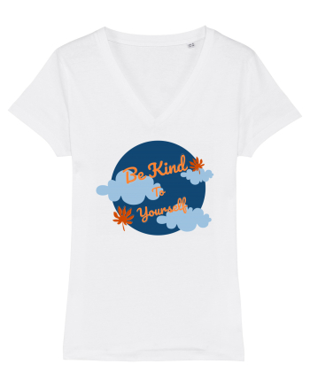Mesaj motivational - Be Kind To Yourself White