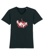 Grrrr Tricou mânecă scurtă guler V Bărbat Presenter