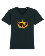 Grrrr Tricou mânecă scurtă guler V Bărbat Presenter