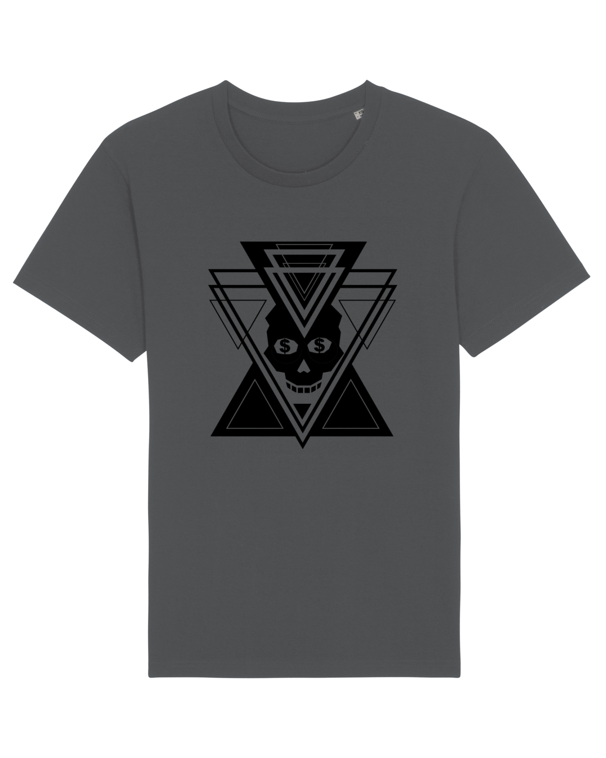 Tricou mânecă scurtă Unisex Rocker Anthracite