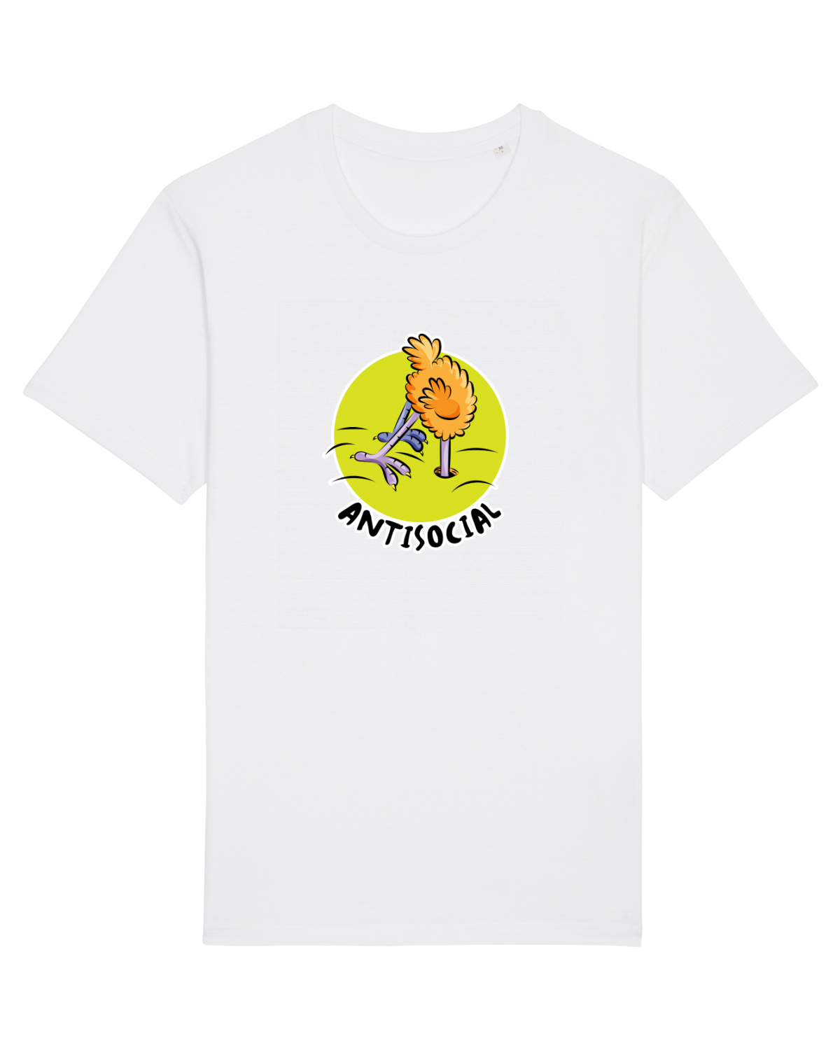 Tricou mânecă scurtă Unisex Rocker White