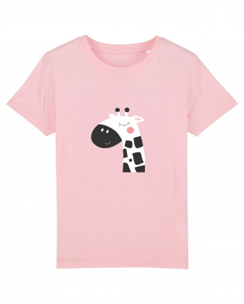 Tricou Girafa Cotton Pink