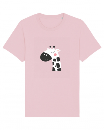 Tricou Girafa Cotton Pink