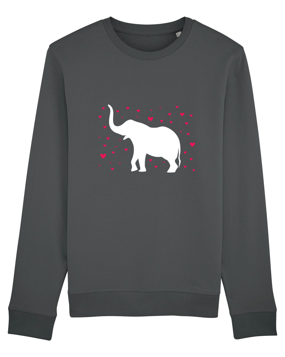 Bluză mânecă lungă Unisex Rise Anthracite