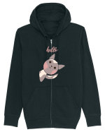 Tricou Hello Hanorac cu fermoar Unisex Connector