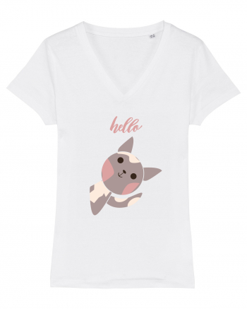 Tricou Hello White