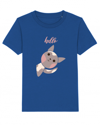 Tricou Hello Majorelle Blue