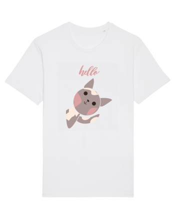 Tricou Hello White