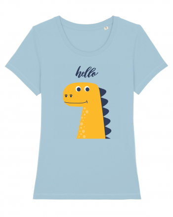 Tricou Dinozaur Sky Blue