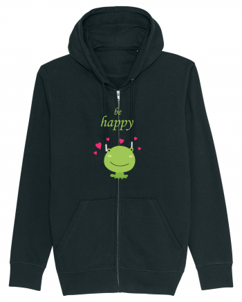 Tricou Be Happy Black