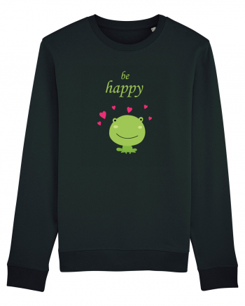 Tricou Be Happy Black