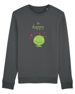 Tricou Be Happy Bluză mânecă lungă Unisex Rise
