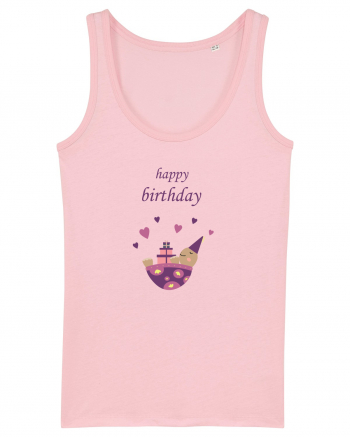 Tricou Happy Birthday Cotton Pink