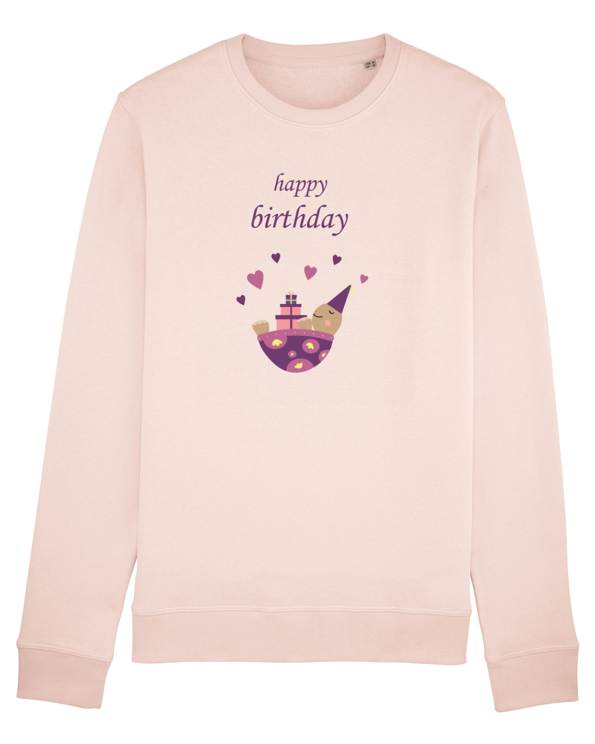 Bluză mânecă lungă Unisex Rise Candy Pink