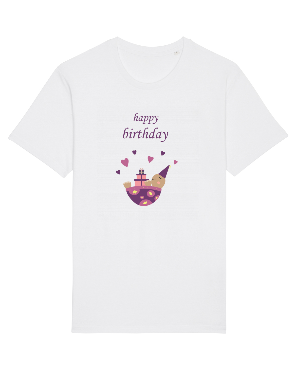 Tricou mânecă scurtă Unisex Rocker White
