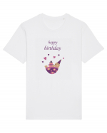 Tricou Happy Birthday Tricou mânecă scurtă Unisex Rocker