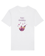 Tricou Happy Birthday Tricou mânecă scurtă Unisex Rocker