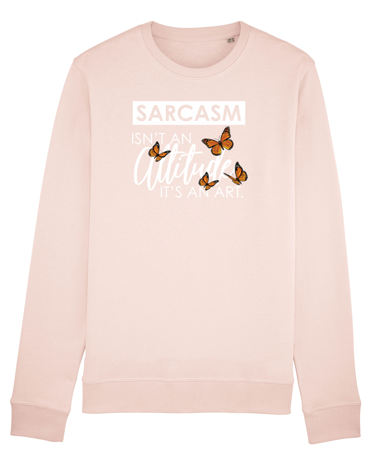 Bluză mânecă lungă Unisex Rise Candy Pink