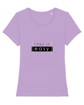 Tricou Take it easy Lavender Dawn