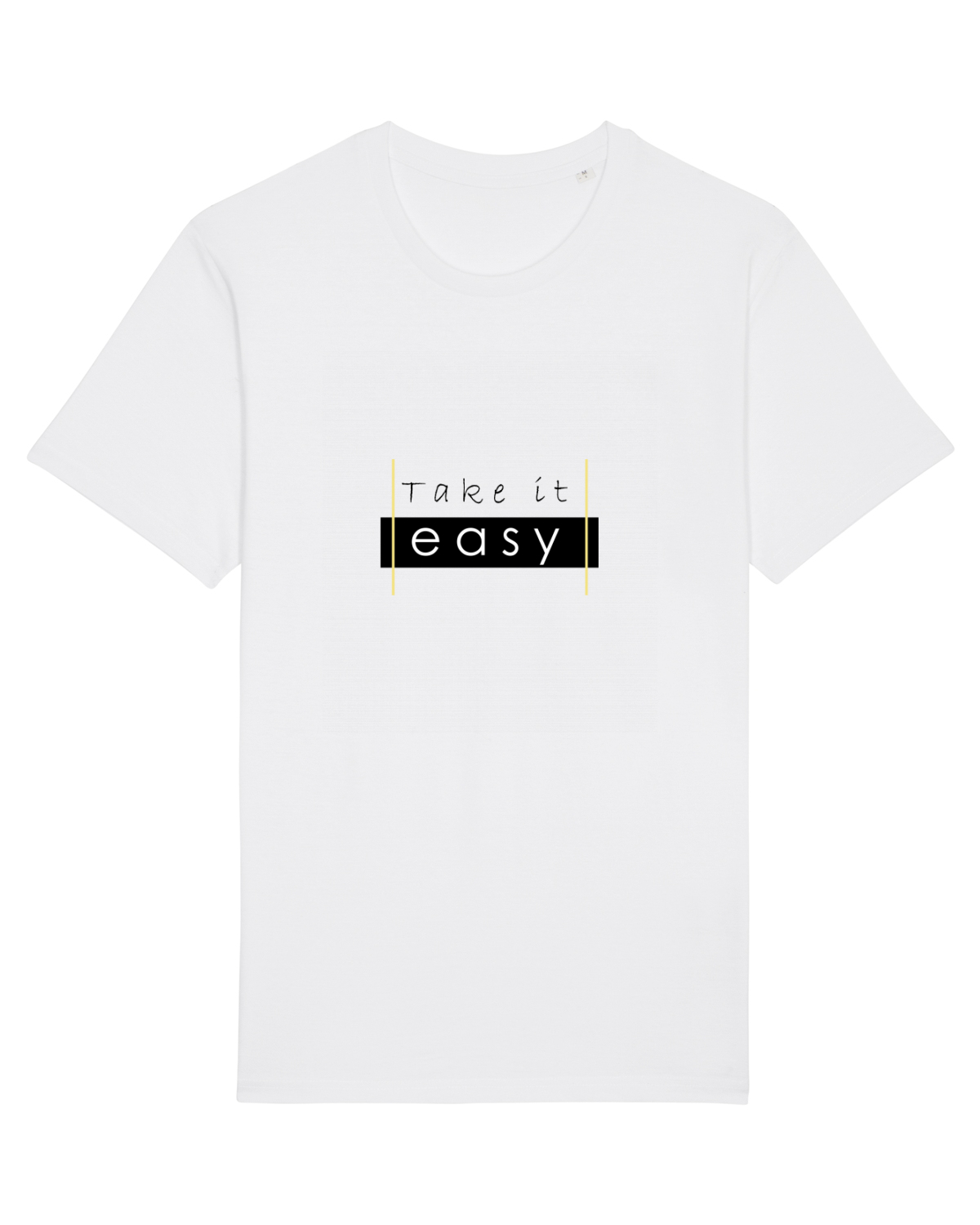Tricou mânecă scurtă Unisex Rocker White