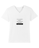 Tricou be kind Tricou mânecă scurtă guler V Bărbat Presenter
