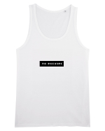 Tricou no excuses white Maiou Bărbat Runs