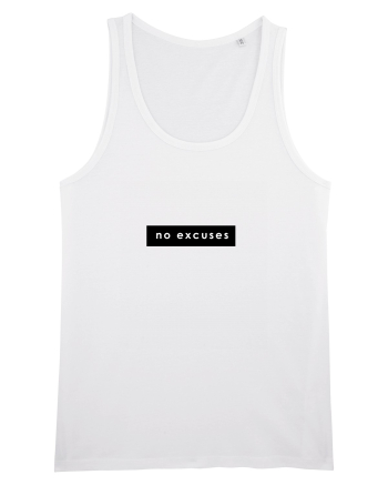 Tricou no excuses white White