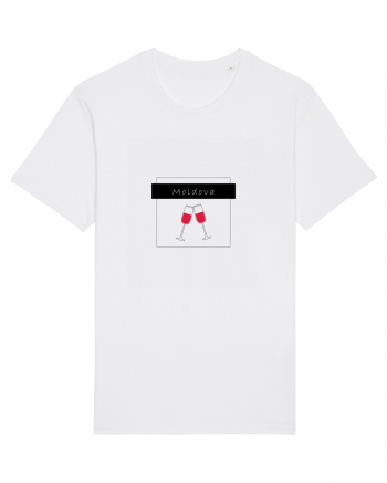 Tricou Moldova White