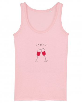 Tricou Cheers Cotton Pink
