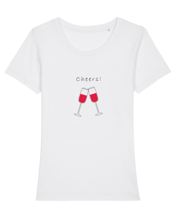 Tricou Cheers White
