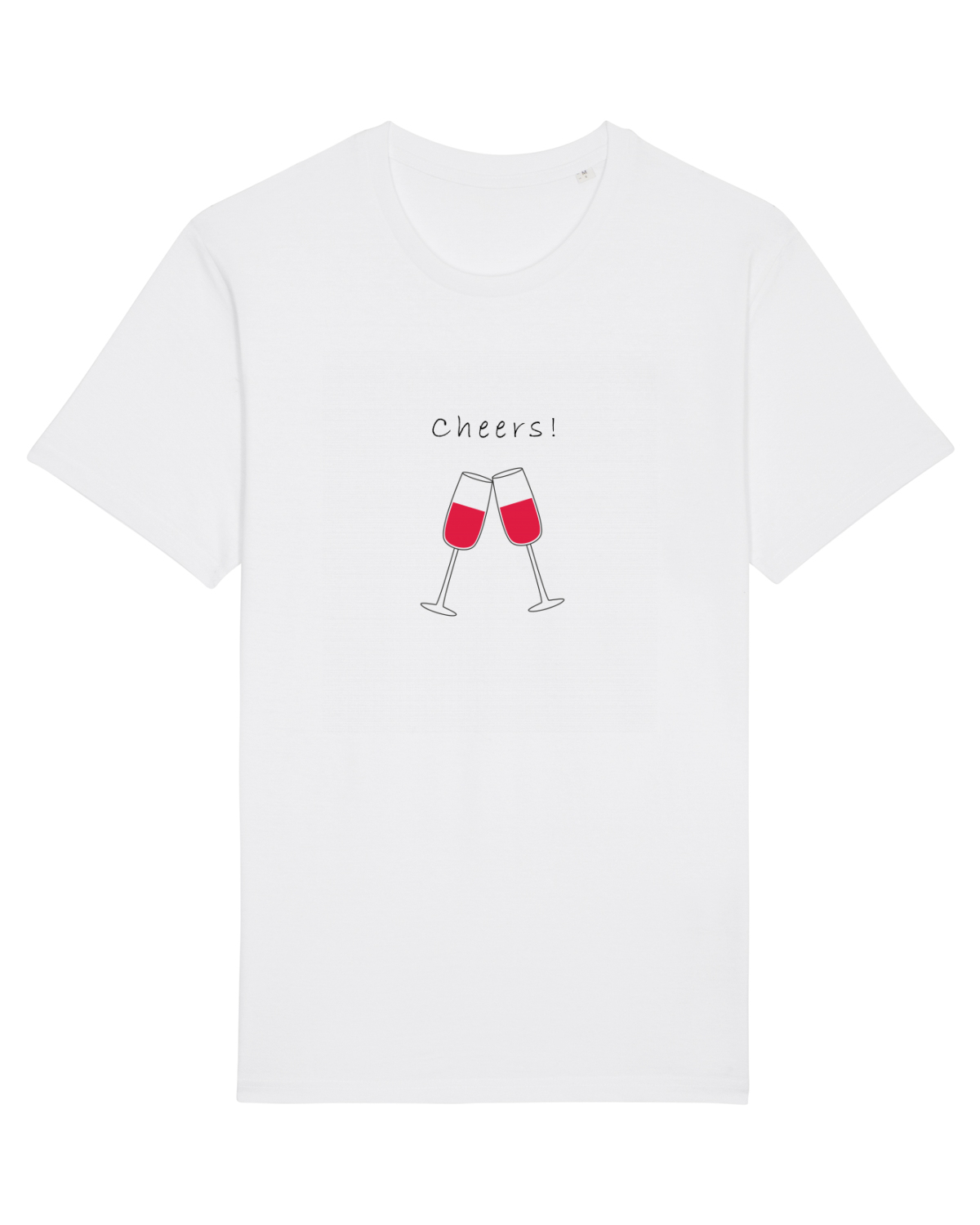 Tricou mânecă scurtă Unisex Rocker White