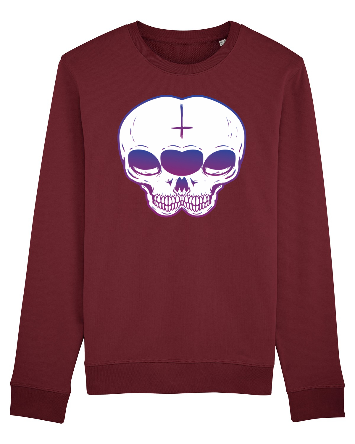 Bluză mânecă lungă Unisex Rise Burgundy