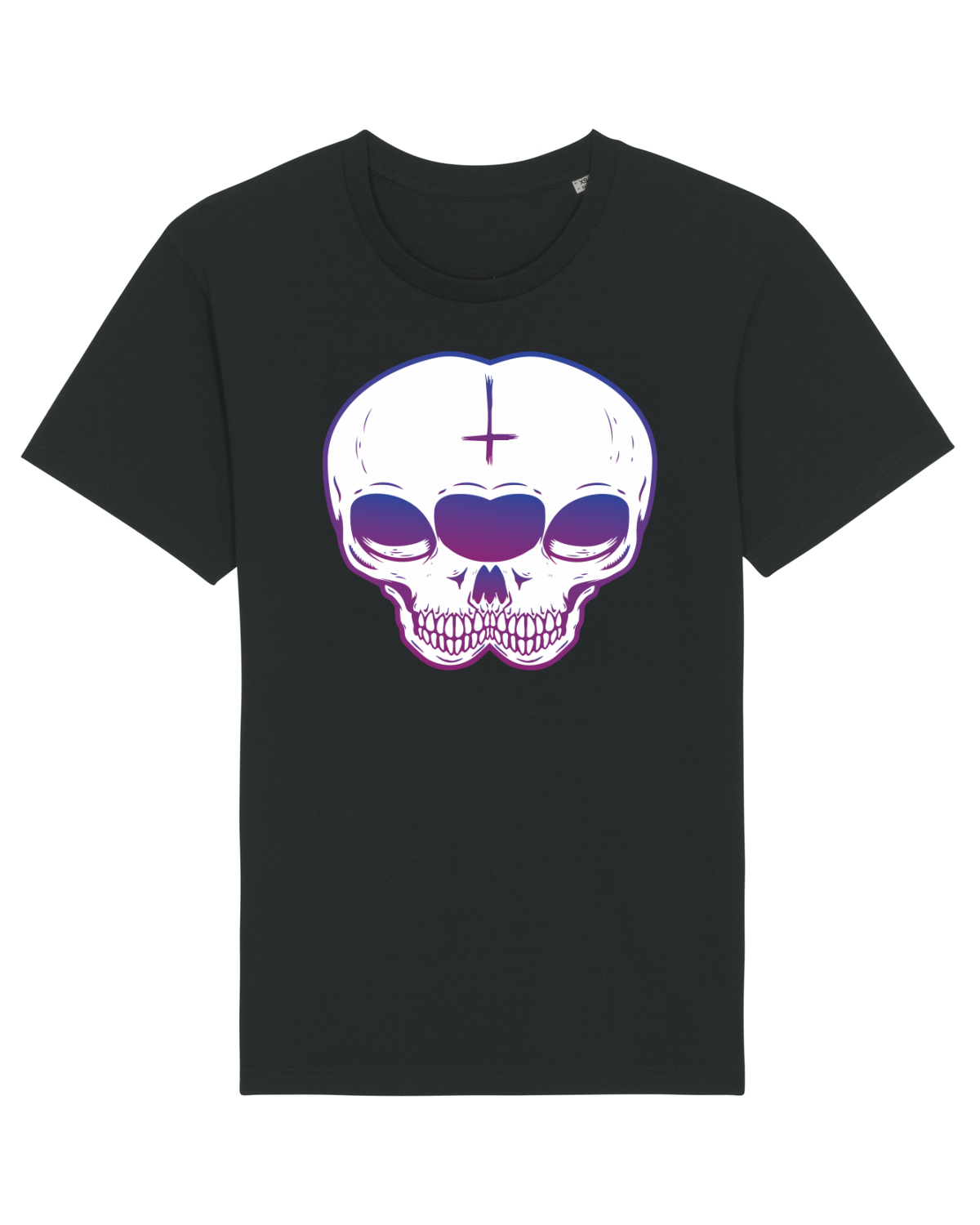 Tricou mânecă scurtă Unisex Rocker Black