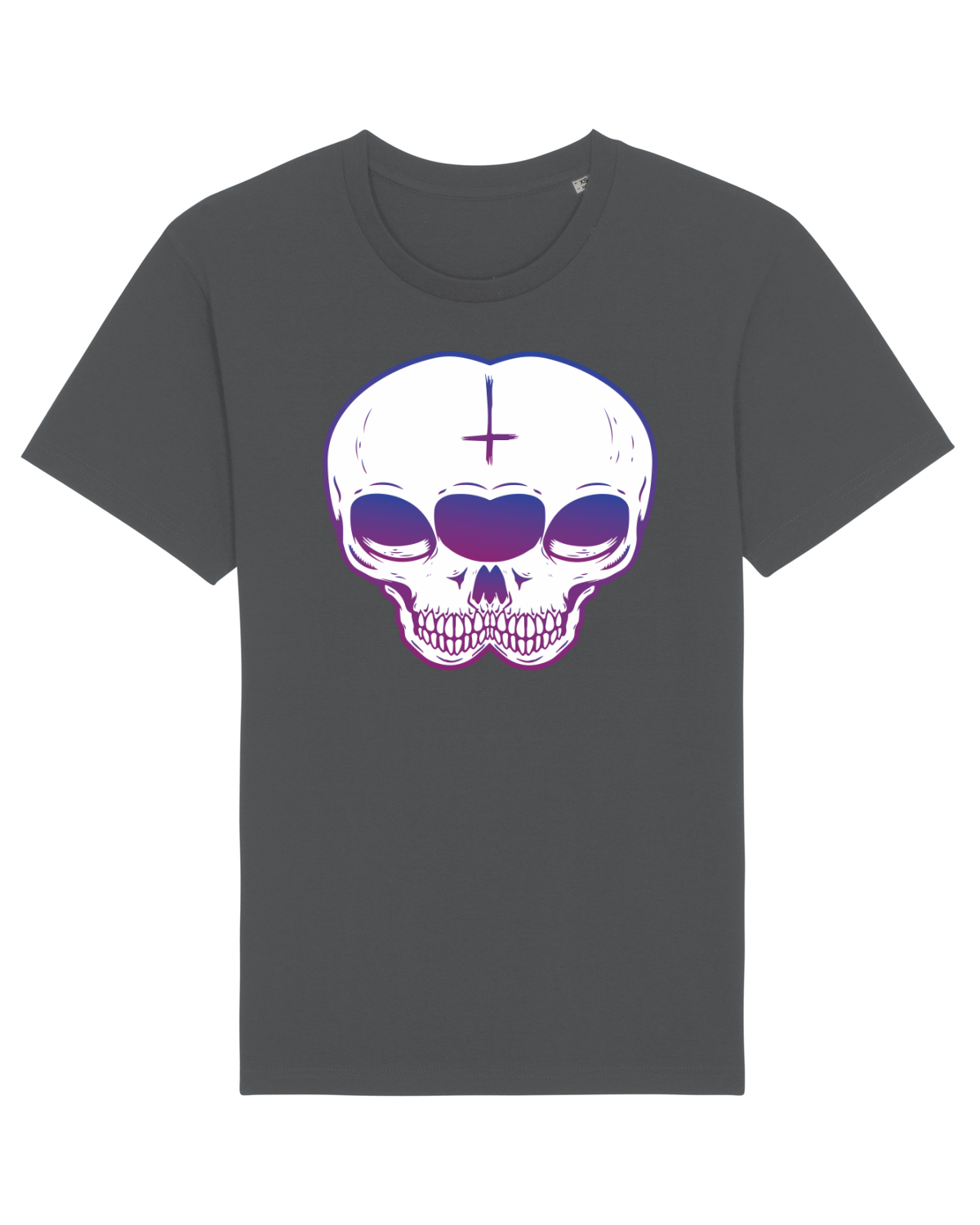 Tricou mânecă scurtă Unisex Rocker Anthracite