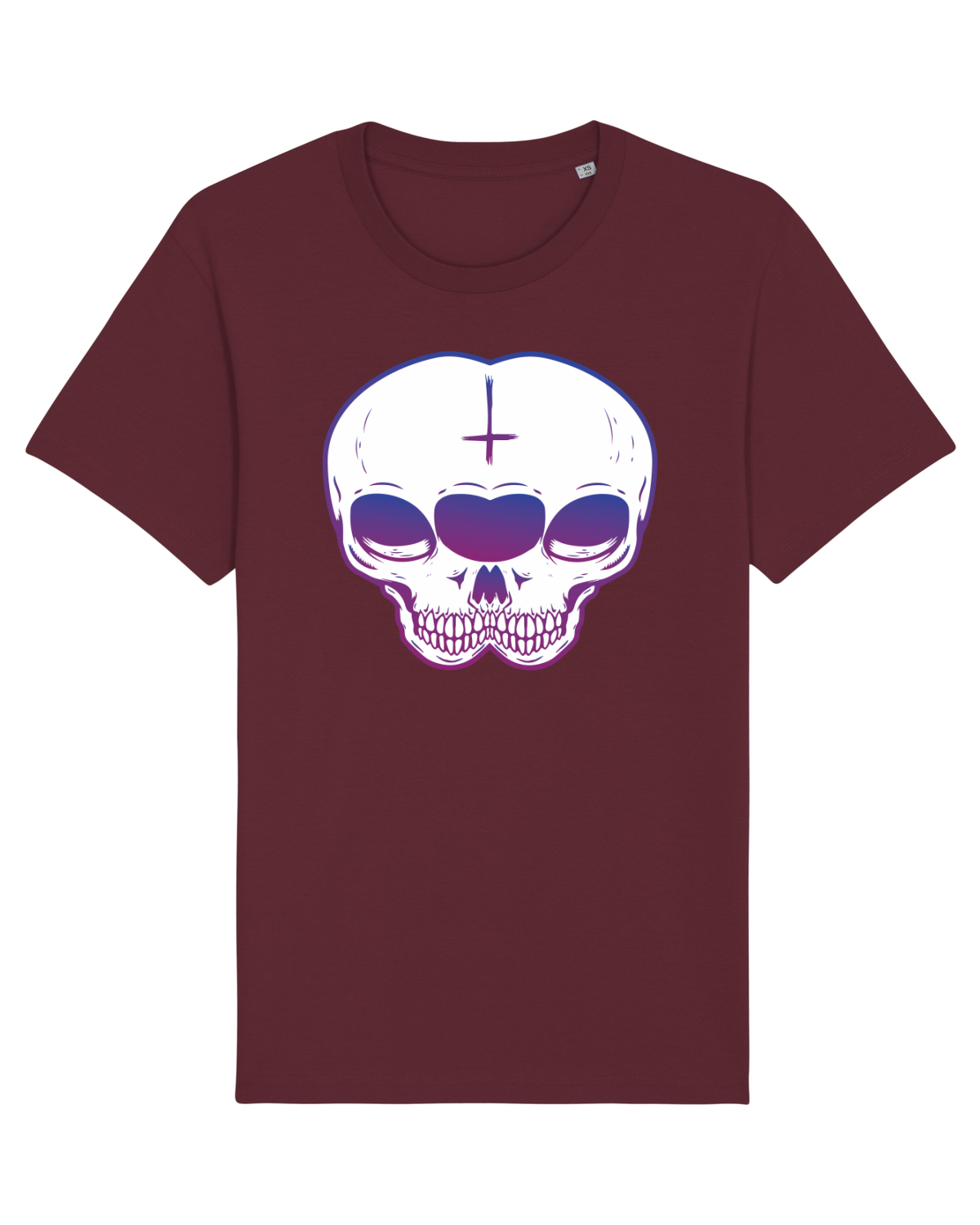 Tricou mânecă scurtă Unisex Rocker Burgundy