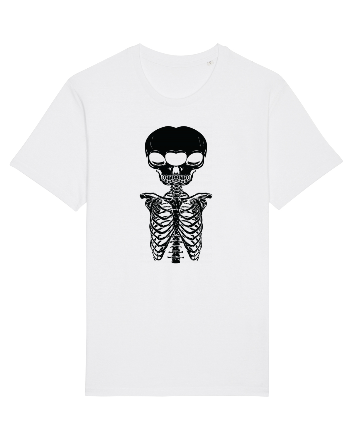 Tricou mânecă scurtă Unisex Rocker White