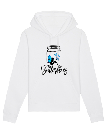 I Have Blue Butterflies White