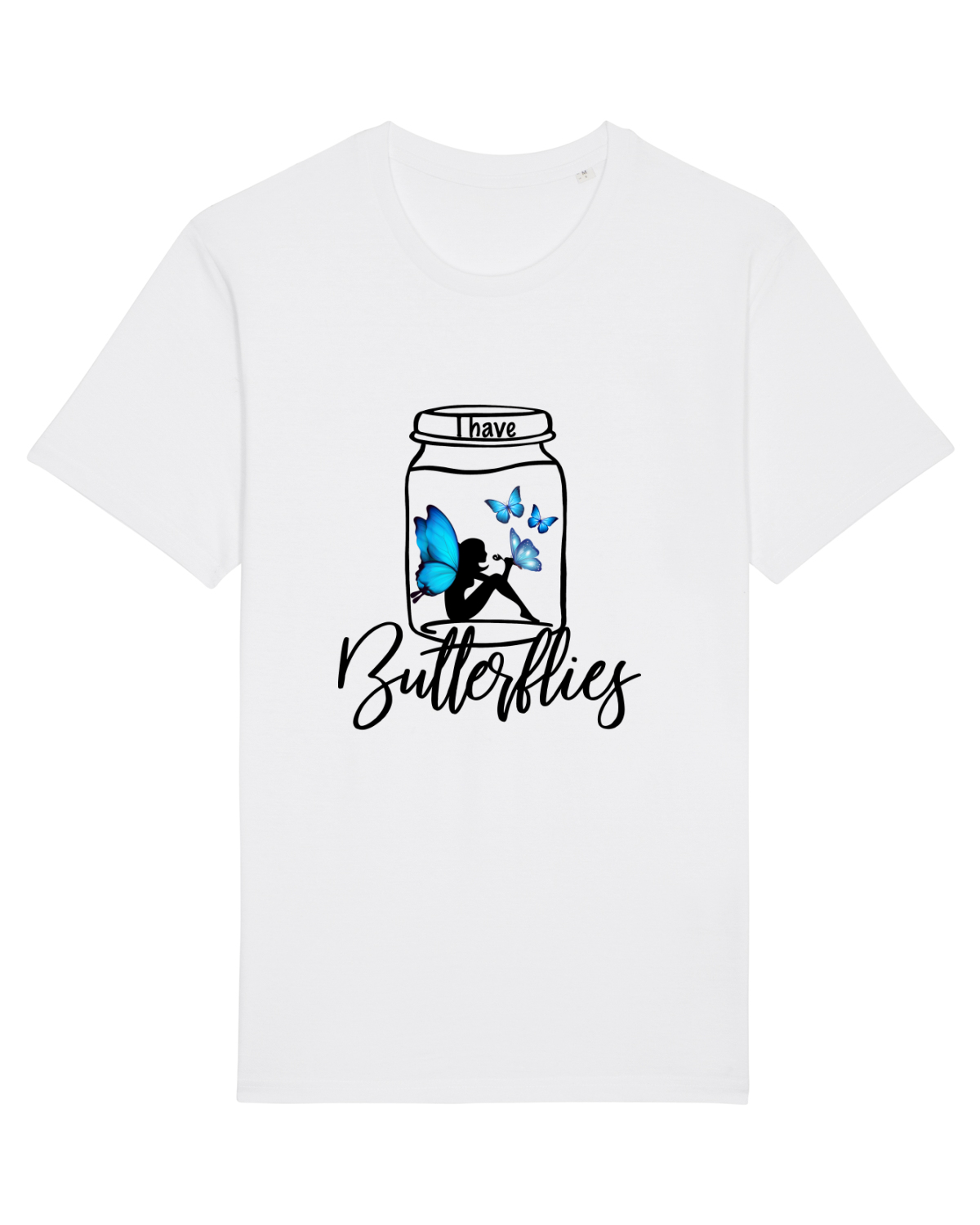 Tricou mânecă scurtă Unisex Rocker White