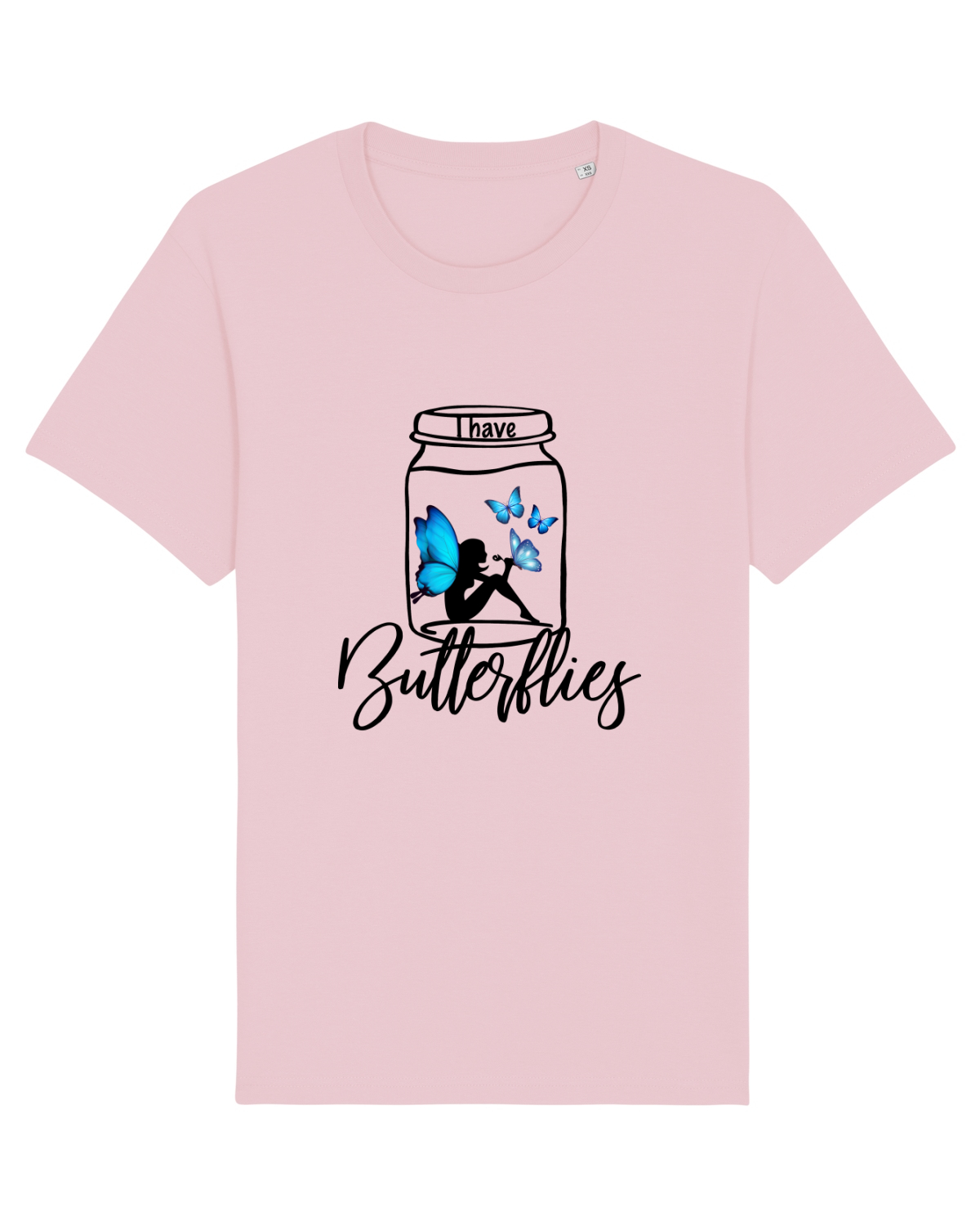 Tricou mânecă scurtă Unisex Rocker Cotton Pink