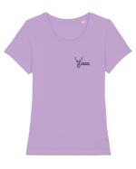 Vânător pasionat Tricou mânecă scurtă guler larg fitted Damă Expresser